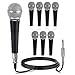 Pyle Karaoke Mikrofon - Gesangsmikrofon, Microphone, Dynamisches Mikrofon mit Beweglicher Spule, Unidirektionale Nierencharakteristik, 4,5 Meter langem XLR-auf-6,35mm-Audiokabel für Karaoke Box
