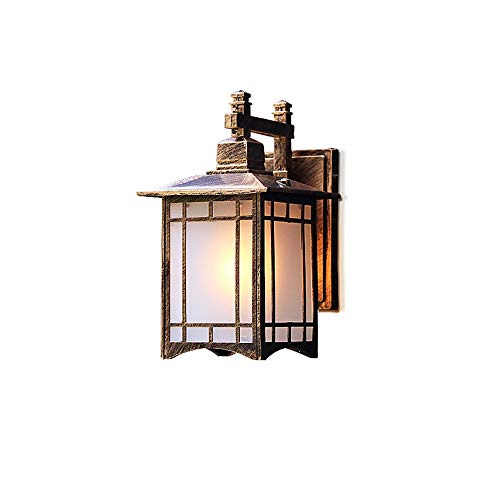 Lampe de jardin extérieur avec applique industrielle rétro et protection étanche