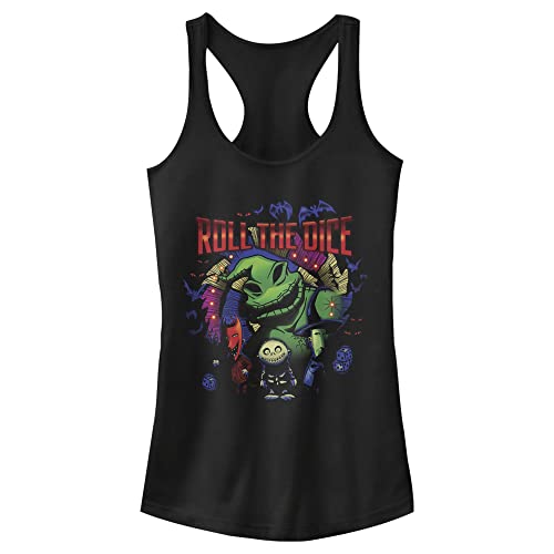 Disney Women's Nightmare Before Christmas Oogie Dice Slim Fit, Scoop Hem Racerback Tank2