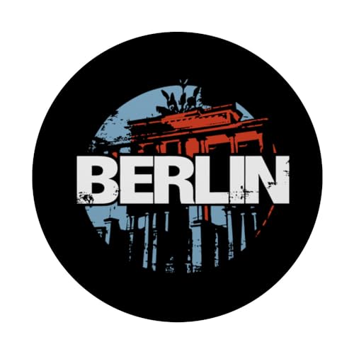 Germany Capital Berlin PopSockets Swappable PopGrip, Black - Image 3