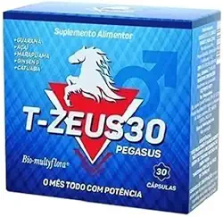 T-zeus 30 Masculino Suplemento Multivitamínico 30 Cápsulas