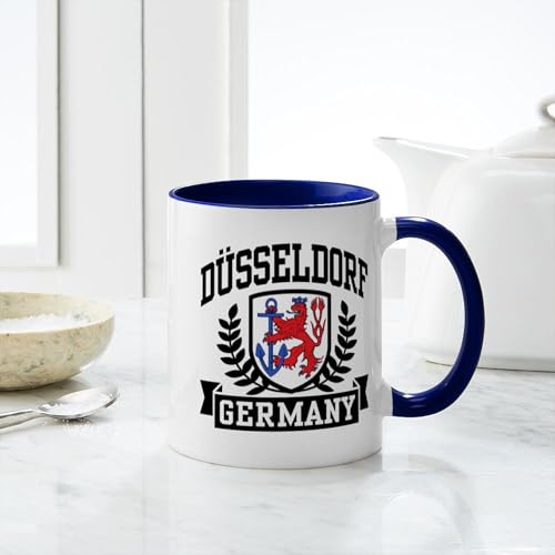 Mug Cerámico CafePress Dusseldorf 11 oz Blanco miniatura 6