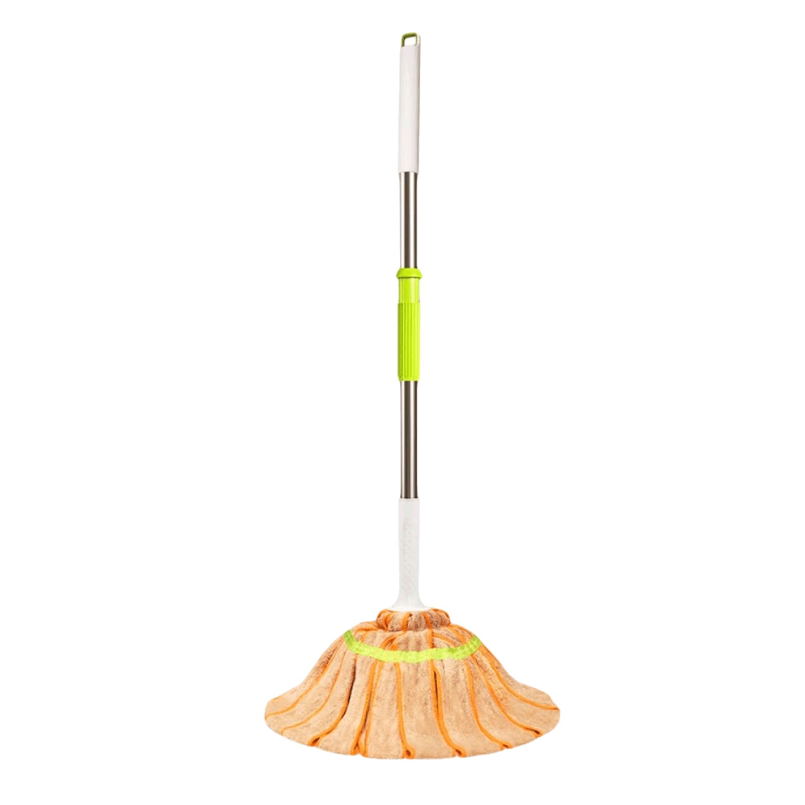 Wygodny Roestvrijstalen Mop Draagbaar Met 2 Mopkoppen Intrekbare Knijpmop Mop Vloerreinigingssysteem Voor Thuis Vloervenster Wszechstronny
