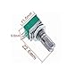5Pcs Potentiometers Industrial Switches RK097 RK097N 3Pin B1K 5K 10K 20K 50K 100K 500K Switch Shaft 15mm Amplifier Sealing(1K Ohm)