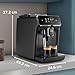 Philips 2200 Series Bean to Cup Coffee Machine - 2 Coffee Varieties, Classic Milk Frother & Cappuccino Maker, Quick-to-Clean, Ceramic Grinder, Fully Automatic Espresso machine - Black (EP2220/10)