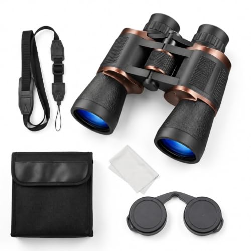 Image of 25 X 50 Binocular Telescope with HD Clear Vision, Long Range Durbin for Adults, Bird Watching, Nature Viewing, Trekking, Travel, Safari & Outdoor Use
