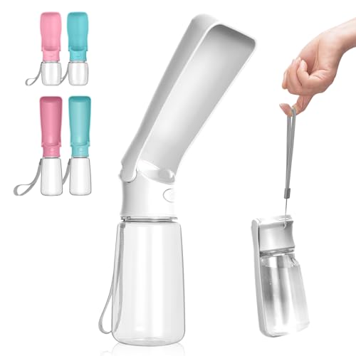Portable Foldable Dog Water Bottle 19oz – Leak-Proof Dispenser