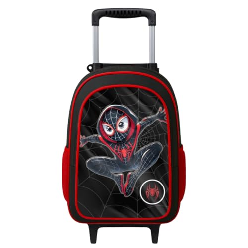 Mochila Infantil Rodinha Escolar Menino Aranha Masculino Cristal Reforçada
