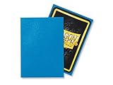 Dragon Shield 100 Count Standard Size Matte Deck Protector Sleeves (Matte Sapphire)