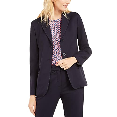 Weekend Max Mara Women's Topstitched Lapel-Collar Two-Button Jacket
