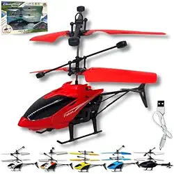 Ark Toys Helicóptero Sensor Mão Indução Bateria Recarregável Voa Verdade