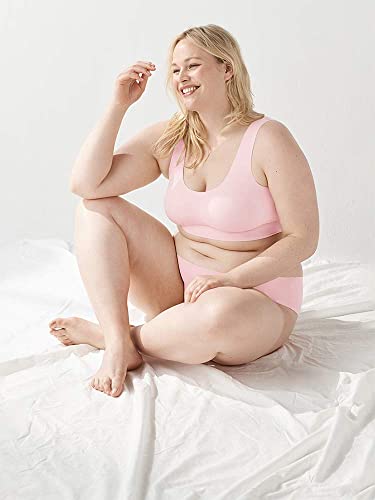 True & Co. Women's Plus Size True Body Lift Scoop Neck Bra, Retro Pink, 2X (42Ddd, 44D-Dd) #TOP3