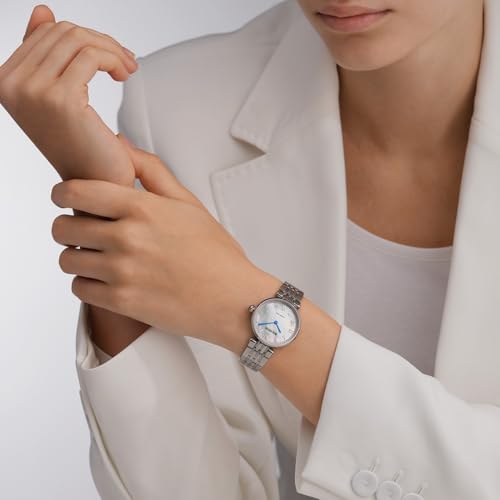 Image of SANDOZ Orangerie Premium Quartz White MOP Dial Swiss Made Watch for Women - SZWLG0001701