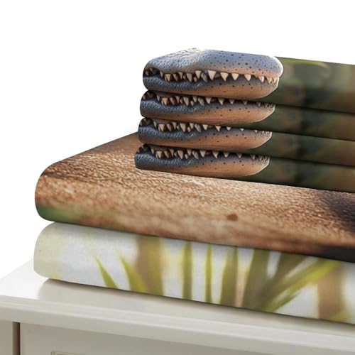 Housse de couette crocodile à fermeture éclair pour changer son lit sans effort - 7