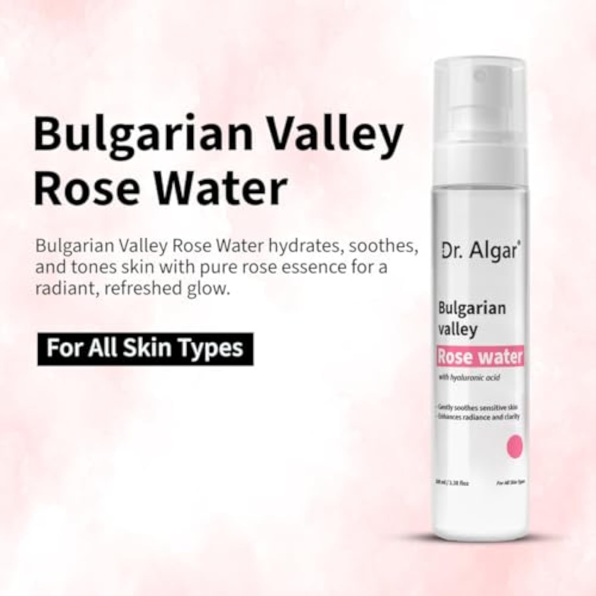 Vitamin C and Rose Water Skin Care Combo, Face Serum and Hydration Set