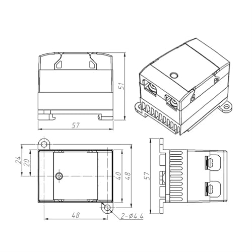 Module régulateur de tension 4-20mA LSA-Y2P15RI transformateur SSR 220V 25A charge inductive - 6