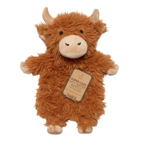 Bartleby Highland Cow Hot Water Bottle Soothing Warmth & Pain Relief Comfort & Relaxation