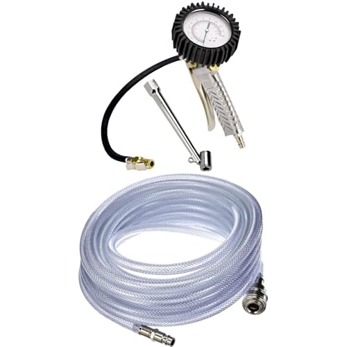 Pistolet de gonflage avec manomètre pour corriger la pression de pneu