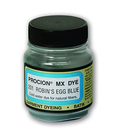 Jacquard Procion Mx Dye - Undisputed King of Tie Dye Powder - Robin's Egg Blue - 2/3oz Net Wt - Cold Water Fiber Reactive Dye Made in USA