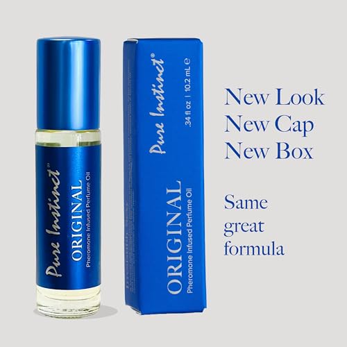 Pure Instinct Roll-On (2-Pack) - The Original Pheromone Infused Essential Oil Perfume Cologne - Unisex For Men and Women - TSA Ready