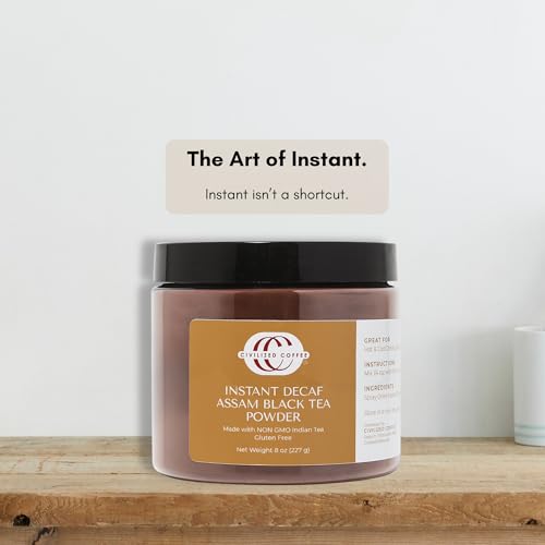 Civilized Coffee Decaffeinated Instant Black Tea