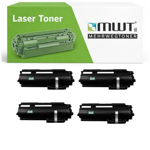 Toner compatible Triumph-Adler P-4025 P-4026 Mehrwegtoner noir haute capacité pack de 4