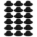 jojofuny 20Pcs Mini Cappelli Formali Cappello da Bambola in Miniatura Tiny Magician Caps Small Formale Cappello Formale Accessori per in Costume per Artigianato Black