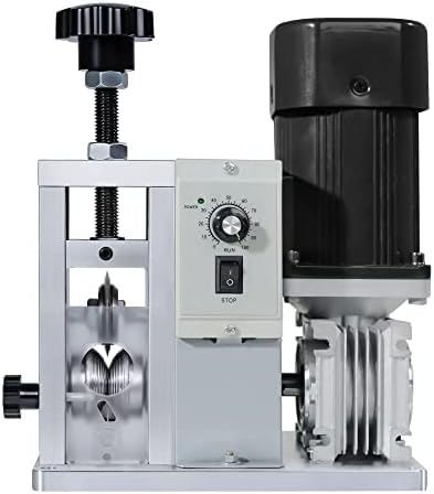 OUUKA Electric Automatic Wire Stripping Machine for Scrap Copper Recycling，For 16AWG - 1000MCM Wire, Variable Speeds