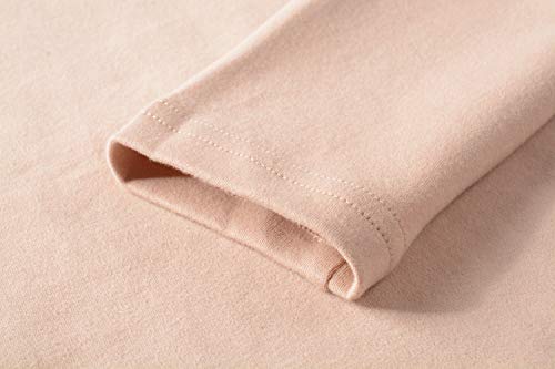 Image of Women's Soft Cotton Turtleneck Top Basic Pullover Sweater