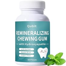 Remineralizing Chewing Gum with Nano-Hydroxyapatite Sugar-Free Mastic Mint Enamel Protection, Fresh Breath & Oral Health, Long-Lasting Flavor 60 Pieces