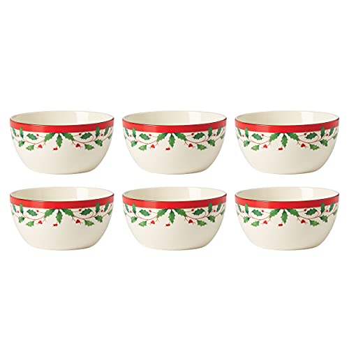 Lenox 893492 Holiday 6-Piece Dessert Bowl Set #TOP4