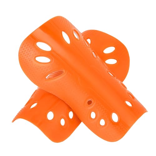 Almohadillas transpirables para hombre de fútbol que no se deslizan las mangas de las piernas actúan guardias resistentes para adultos y adolescentes