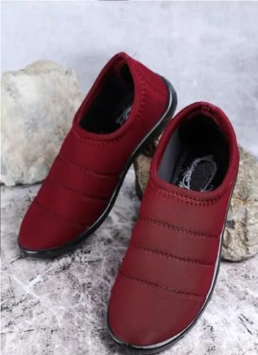 Image of Women Slip On Flats Comfortable Casual Dress Belly Slip on Super Lightweight Women Bellies Walking Slip-on Casual Shoes Combo of 2 Shoes