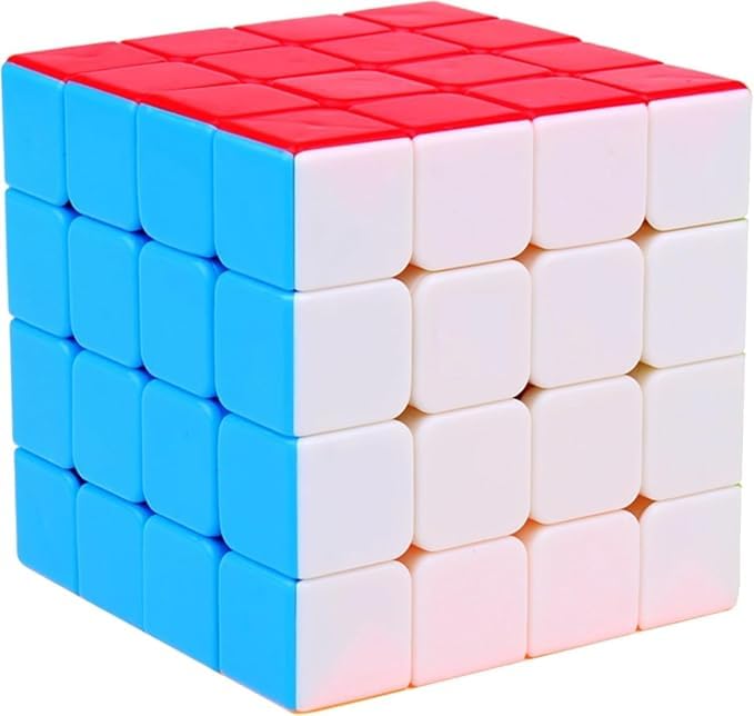 Image of 4x4 Speed Cube for Kids & Adults | Smooth Rotation, Durable Build, Brain Puzzle Toy (4x4)