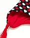 Disney Girls Minnie Mouse Winter Hat and Mitten or Glove Set (Toddler/Little Girls), Size Age 4-7, Minnie Black Red Bow Gloves