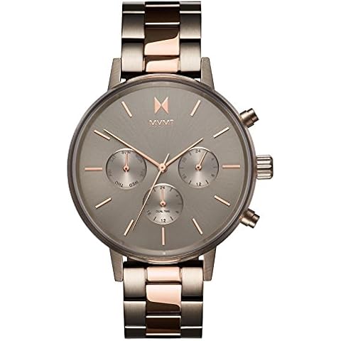 MVMT Analogue Quartz Watch for Women with Rose Gold Coloured Stainless Steel Bracelet - D-FC01-TIRG Cover