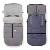 AMAZON Universal-Fußsack für Kinderwagen, Grau