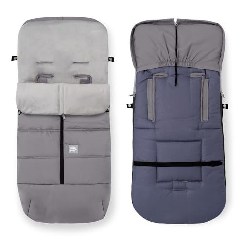 AMAZON Universal-Fußsack für Kinderwagen, Grau
