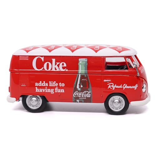 Modelo a escala 1:43 Volkswagen Cargo Van Coca-Cola miniatura 7