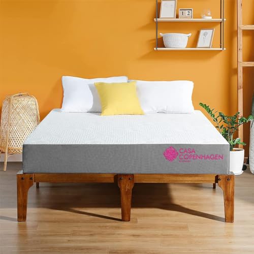Image of Casa Copenhagen Orthopedic Memory Foam 6-Inch Double Size Mattress 7 Years Warranty (78x60x6 Inches, Snow White)