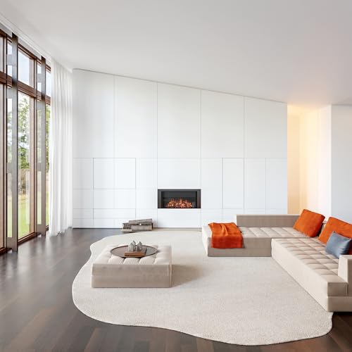 Tapete Rugs USA Clementime Ivory 5'x8' Lana Hecho a Mano