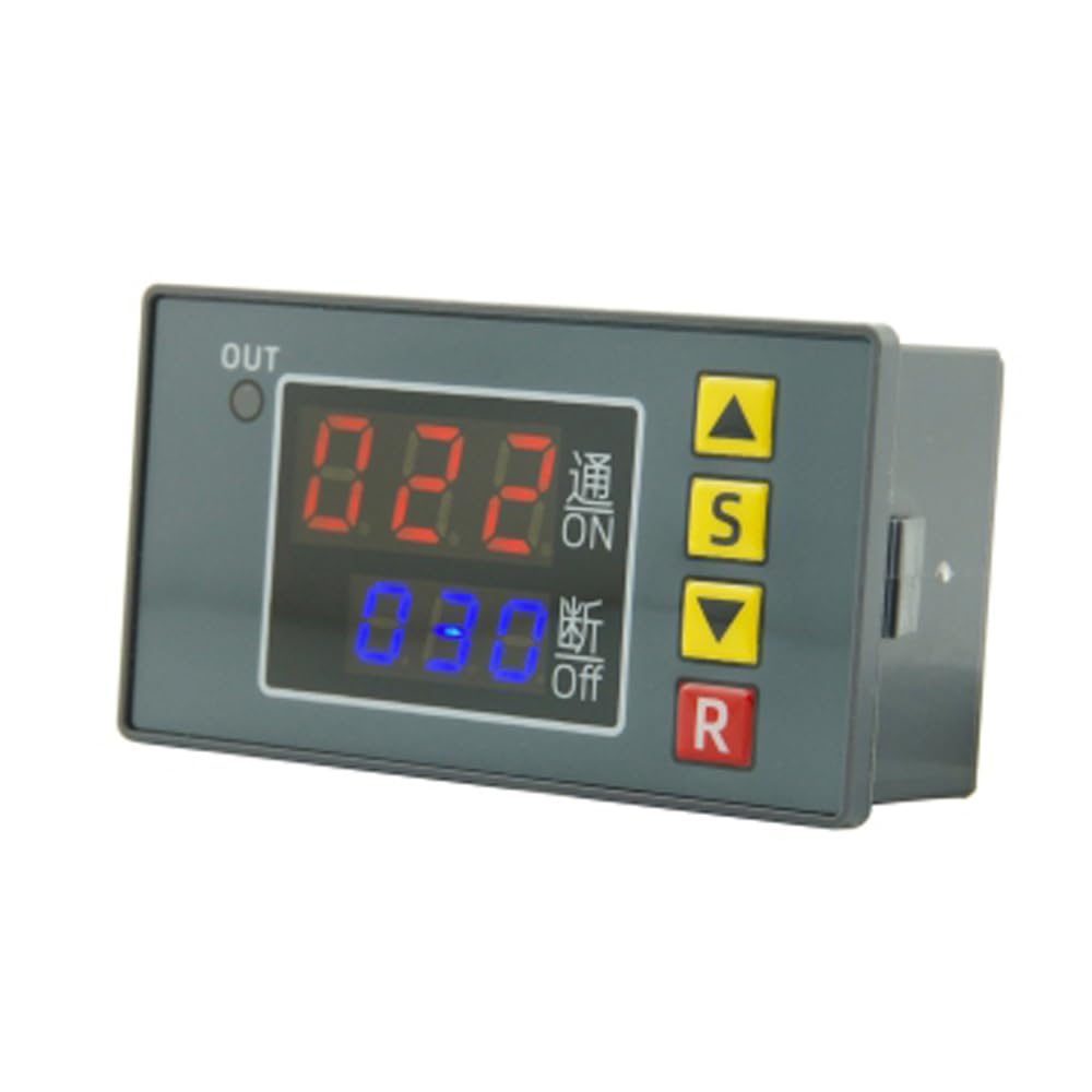Irfora T3231 - Controllo programmabile del tempo, ritardo digitale, interruttore relè a 1 via, uscita attiva, funzionamento automatico del trigger manuale, riserva, interfaccia trigger esterna