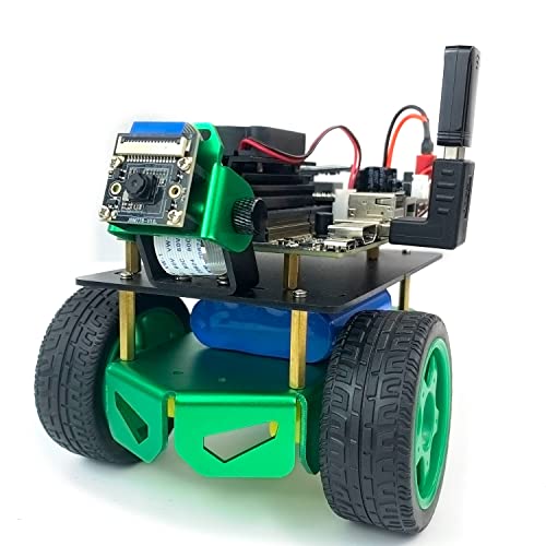 Yahboom Jetson Nano 4GB Robotic Jetbot Mini AI Programmable Python Robot Kit ROS Starter for University (4GB Ver Jetbot Mini Without Nano)