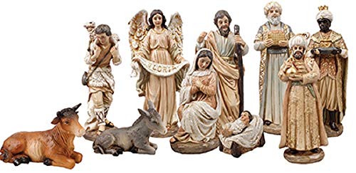 The Healing Corner Nativity Set, 10 Figures, 6" Multicolour