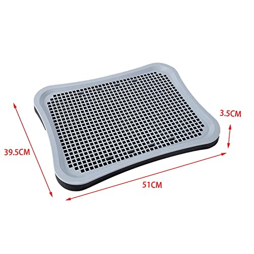 Plateau de dressage animaux pour un intérieur propre avec tapis de pot simulé - 4