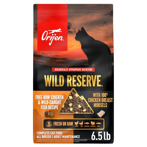 ORIJEN Wild Reserve Dry Cat Food Free-Run Chicken & Wild-Caught Fish Recipe 6.5lb Bag