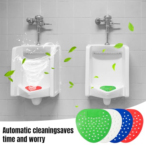 BNGXR Pastilles Urinoir, 10 Pièces Urinal Screen avec Parfum Ecrans pour Urinoir, Grille Urinoir Spatter-Less Filtres pour Urinoir Tamis D'Urinoir Désodorisant pour Hôtels Restaurants Écoles