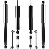 Detroit Axle - 4WD Front & Rear Shock Absorbers Sway Bar End Links Replacement for 2000-2004 Nissan Xterra - 8pc Set