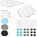 MIKIMIQI Drum Mute Pads, 30 Pcs Round & 2 Pcs Long Silicone Drum Silencers, 4 Colors