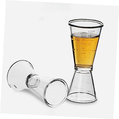 Tazas medidoras para cócteles que evitan manchas, set de 6 piezas plásticas con mango largo 6